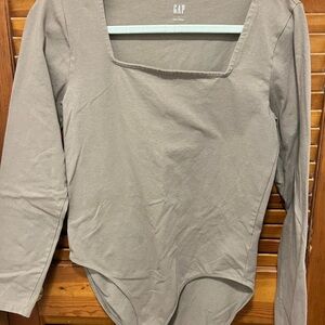GAP Taupe Long Sleeve Top